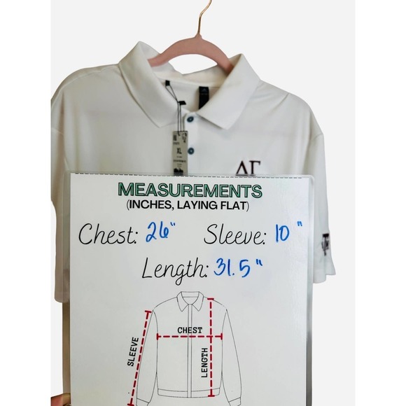 NWT Adidas Golf Shirt Men’s XL‎ White Polo Casual Shirt - Picture 5 of 8